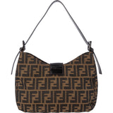 Fendi FF Monogram Baguette Shoulder Bag