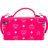 MCM Monogram Visetos Mini Rockstar Vanity Case Crossbody Bag
