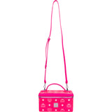 MCM Monogram Visetos Mini Rockstar Vanity Case Crossbody Bag