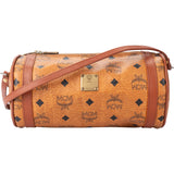MCM Visetos Monogram Bowling Crossbody Bag