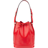 Louis Vuitton Rouge Epi Leather Sac Noe Grande Shoulder Bag