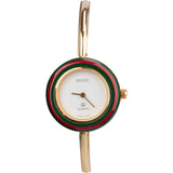 Gucci Gold Tone Multicolor Bezel 11000 L Women Watch