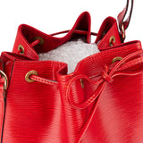 Louis Vuitton Rouge Epi Leather Sac Noe Grande Shoulder Bag