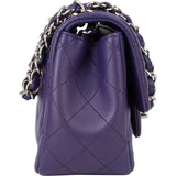 Chanel Quilted Lambskin Single Flap Crossbody Bag
