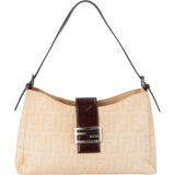 Fendi FF Monogram Baguette Shoulder Bag