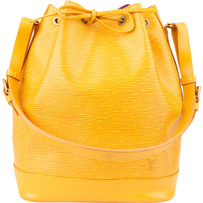 Louis Vuitton Jaune Epi Leather Sac Noe Grande Shoulder Bag