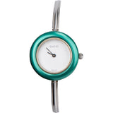 Gucci Silver Tone Multicolor Bezel Women Watch