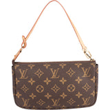 Louis Vuitton Canvas Monogram Pochette Accessoire Handbag