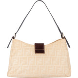 Fendi FF Monogram Baguette Shoulder Bag