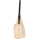 Fendi FF Monogram Baguette Shoulder Bag