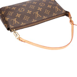 Louis Vuitton Canvas Monogram Pochette Accessoire Handbag