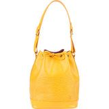 Louis Vuitton Jaune Epi Leather Sac Noe Grande Shoulder Bag