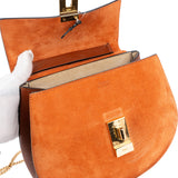 Chloé Suede Leather Drew Crossbody Bag