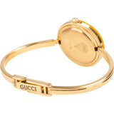Gucci Gold Tone Multicolor Change Bezel Women Watch