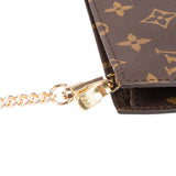 Louis Vuitton Canvas Monogram Bucket Pochette Accessoire Shoulder Bag