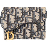 Christian Dior Totter Monogram Saddle Cardholder