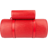 Louis Vuitton Rouge Epi Leather Soufflot Set Handbag