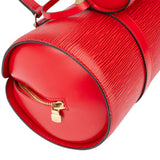 Louis Vuitton Rouge Epi Leather Soufflot Set Handbag
