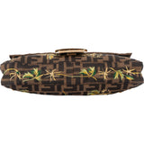 Fendi Limited Embroidered Monogram Baguette Shoulder Bag