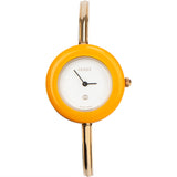 Gucci Gold Tone Multicolor Bezel Women Watch
