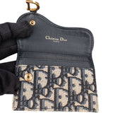 Christian Dior Totter Monogram Saddle Cardholder