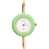 Gucci Gold Tone Multicolor Bezel Women Watch