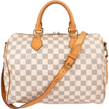 Louis Vuitton Damier Azur Monogram Speedy 30 Bandouliere