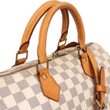 Louis Vuitton Damier Azur Monogram Speedy 30 Bandouliere