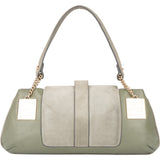 Fendi RARE ARCHIVE Green Leather FF Hobo