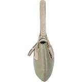 Fendi RARE ARCHIVE Green Leather FF Hobo