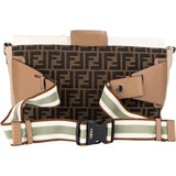 Fendi FF Monogram Baguette Zucca 3 in 1 Crossbody Bag