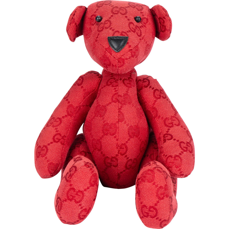 Gucci GG Monogram Collector Teddy Bear - vintageandkickz