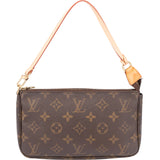 Louis Vuitton Canvas Monogram Pochette Accessoire Handbag