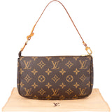 Louis Vuitton Canvas Monogram Pochette Accessoire Handbag