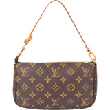 Louis Vuitton Canvas Monogram Pochette Accessoire Handbag