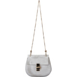 Chloé Silver Drew Calfskin Crossbody Bag