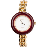 Gucci Gold Tone Multicolor Bezel Women Watch