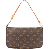 Louis Vuitton Canvas Monogram Pochette Accessoire Handbag