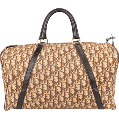 Christian Dior Trotter Monogram Boston 40 Handbag
