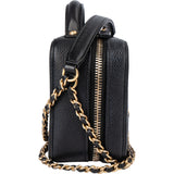 Chanel Caviar Leather CC Filigree Handbag - vintageandkickz