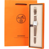 Hermès Silver Tone Diamant Cape Cod Tonneau Women Watch CT1.230