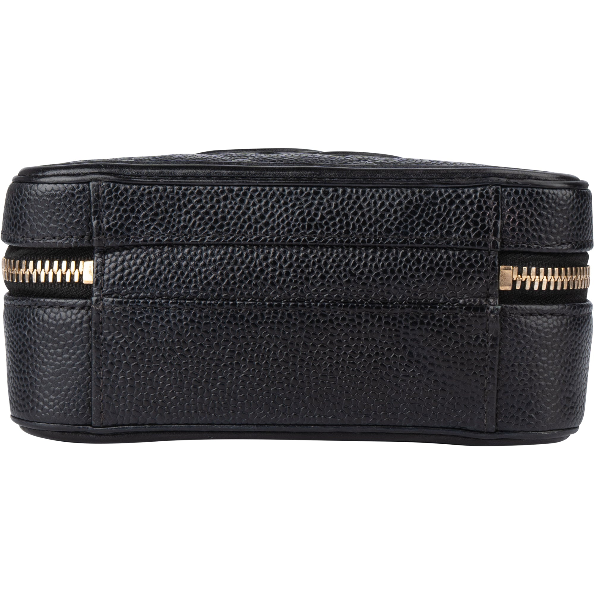 Chanel Caviar Leather CC Filigree Handbag - vintageandkickz