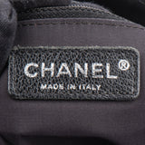 Chanel Noir Biarritz MM Stitching Handbag