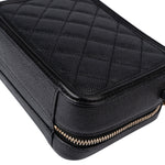 Chanel Caviar Leather CC Filigree Handbag - vintageandkickz