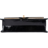 Chanel Striped Cotton Single Flap Crossbody Bag