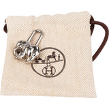 Hermès Palladium Elephant Cadena Pendant