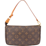 Louis Vuitton Canvas Monogram Pochette Accessoire Handbag