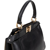 Fendi Black Leather Peekaboo Handbag
