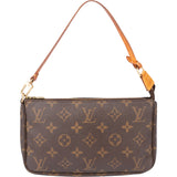Louis Vuitton Canvas Monogram Pochette Accessoire Handbag