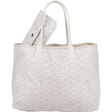 Goyard White Goyardine Monogram Saint Louis PM Handbag